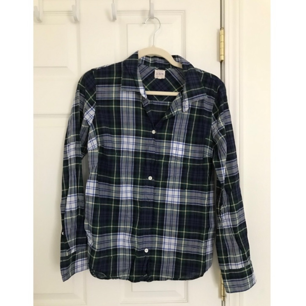 J Crew Plaid Shirt (S)